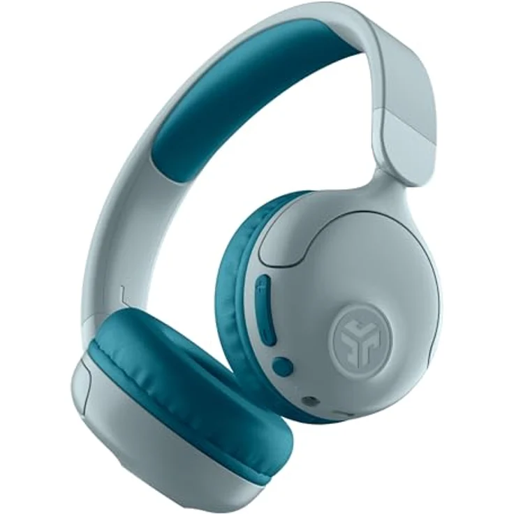 JLab Audio JBuddies Pop, kabellose On-Ear Kinderkopfhörer mit 48 h Akkulaufzeit, Lautstärkebegrenzung, Teal – Bild 2