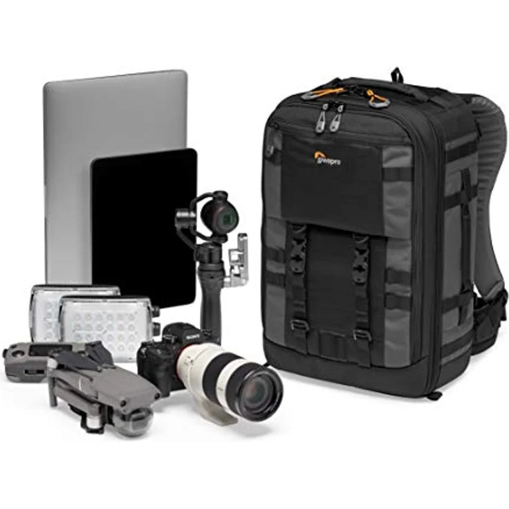 Lowepro Pro Trekker BP 350 AW II,Outdoor Camera Bag,Camera Backpack with Recycled Fabric,Fits 15” Laptop or Tablet,MaxFit Dividers,Weatherproof Cover, Mirrorless or DSLR Camera Case,Black or Dark Grey – Bild 4