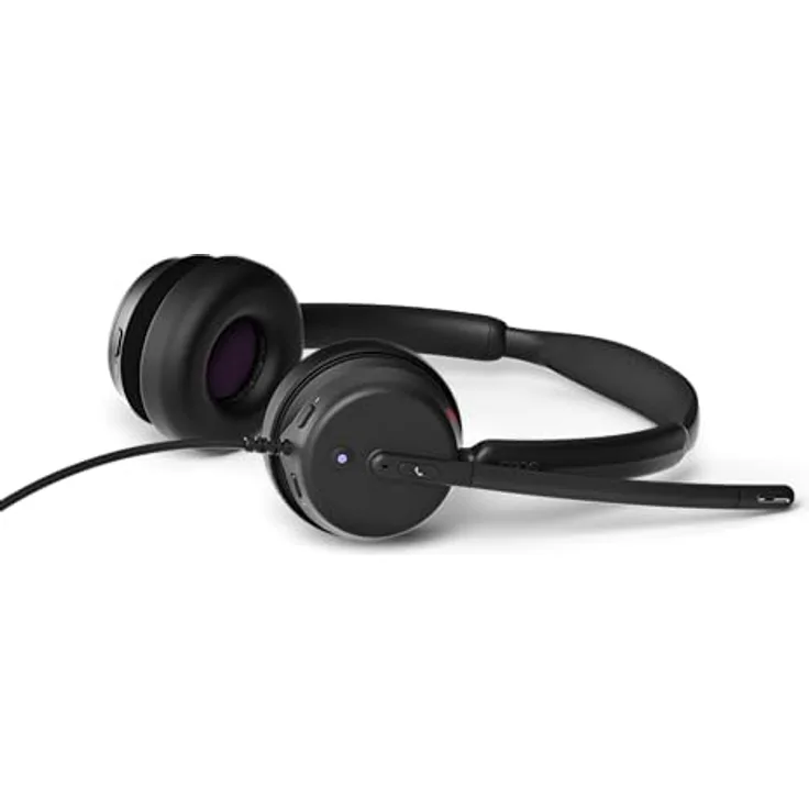 EPOS Impact 400, On-Ear-Headset mit Hybrid-ANC und USB-C/USB-A, Microsoft Teams zertifiziert, schwarz