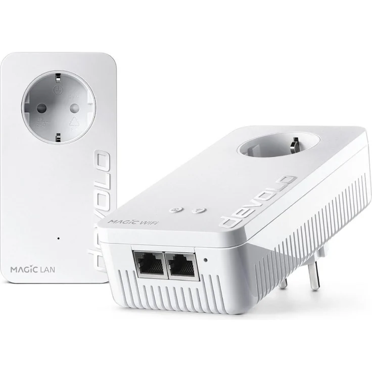Devolo Magic 2 WiFi next Starter Kit - NL (7027), Powerline-Adapter mit 1200 Mbit/s, Weiss
