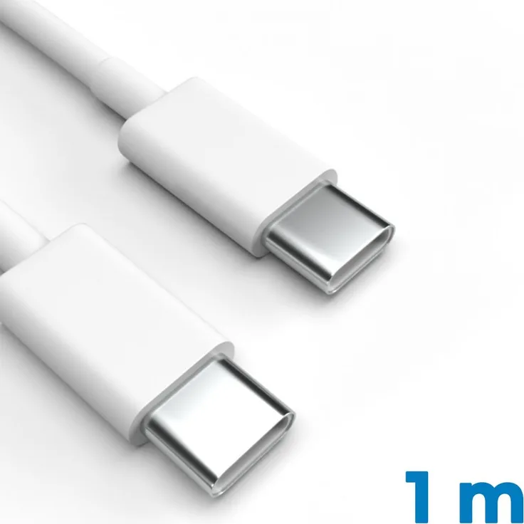 Justcom USB-C Ladekabel für Samsung Galaxy Note 10 Lite, 100 cm, Schnellladekabel mit 3 A Ladeleistung, weiß