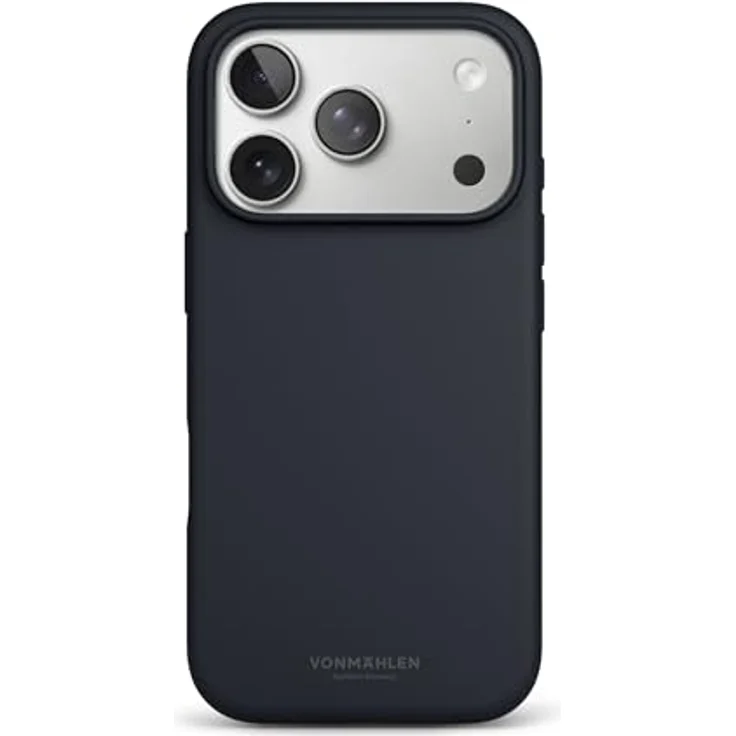 VONMÄHLEN Soft Silicone Case für iPhone, Weiche Silikonhülle aus recycelten Materialien, kompatibel mit MagSafe, Mikrofaserfutter und Kamera-Displayschutz – Bild 1