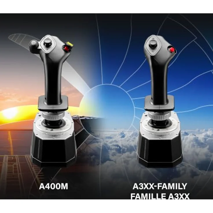THRUSTMASTER Airbus Add-On Grip für Linkshänder, Joystickgriff A300/A400M, kompatibel mit AVA- und HOTAS-Basen, H.E.A.R.T Technologie – Bild 6