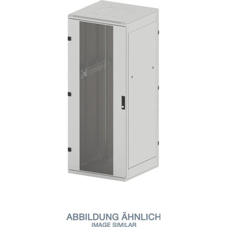 Triton RMA-22-A66-CAX-N1 19" Standschrank, 22HE/600x600, grau, IP20, Tragkraft 800 kg, abnehmbare Seiten- und Rückwände