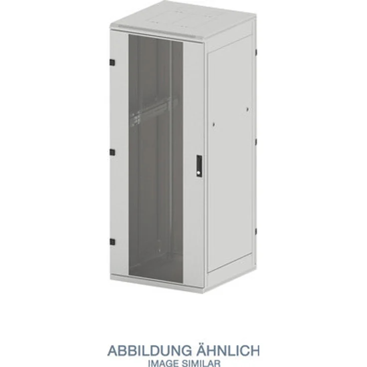 Triton RMA-22-A66-CAX-N1 19" Standschrank, 22HE/600x600, grau, IP20, Tragkraft 800 kg, abnehmbare Seiten- und Rückwände