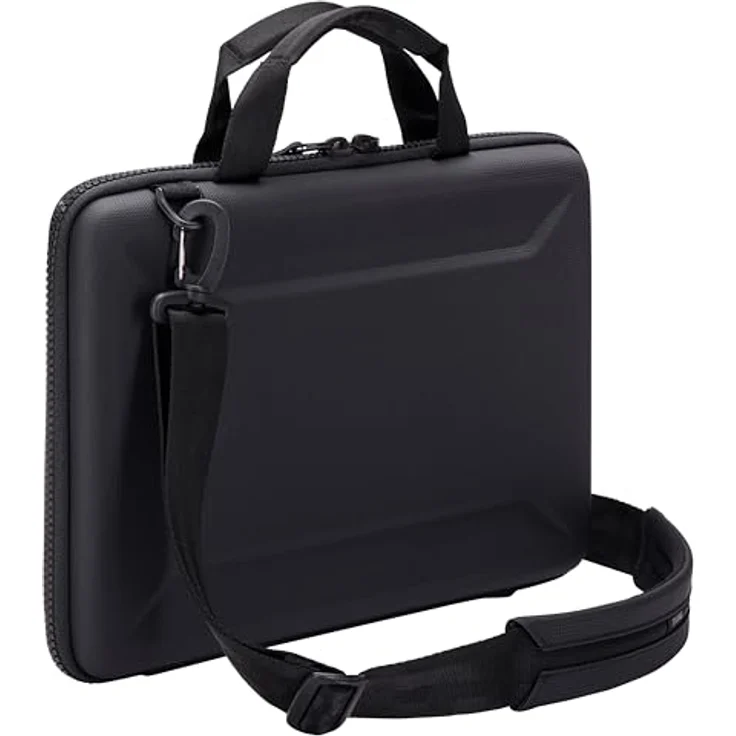 Thule Gauntlet 5, Laptop-Mappe für 14 Zoll MacBook Pro und 13 Zoll MacBook Air, schwarz, mit starrem Äußeren und 100% recyceltem Innenfutter – Bild 4