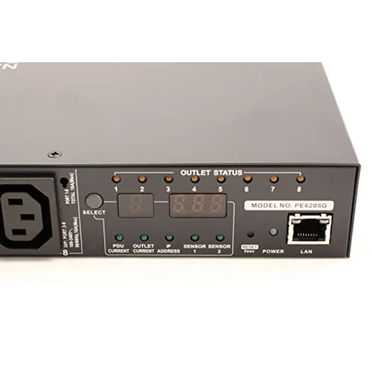 Aten IP Power Switch, Steckdosenleiste mit 8 AC-Ausgängen, intelligentes Versorgungsmanagement und Echtzeitüberwachung – Bild 5