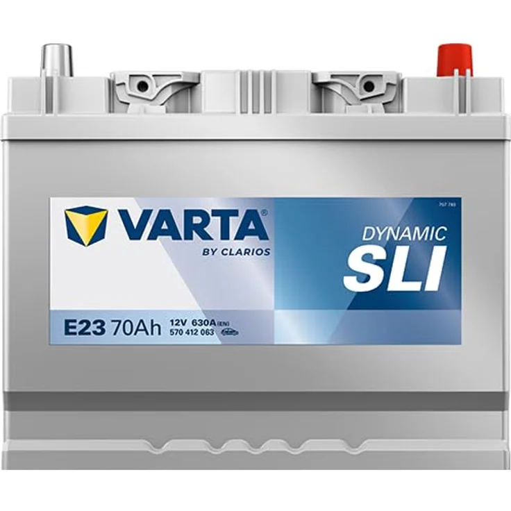 VARTA E23 Blue Dynamic 70Ah 630A Autobatterie, wartungsfrei für PKW, Schaltung 0 – Bild 2