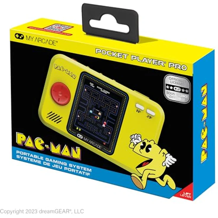 ATARI PAC-MAN Pocket Player Pro, tragbare Konsole mit klassischem PAC-MAN Spielspaß – Bild 8