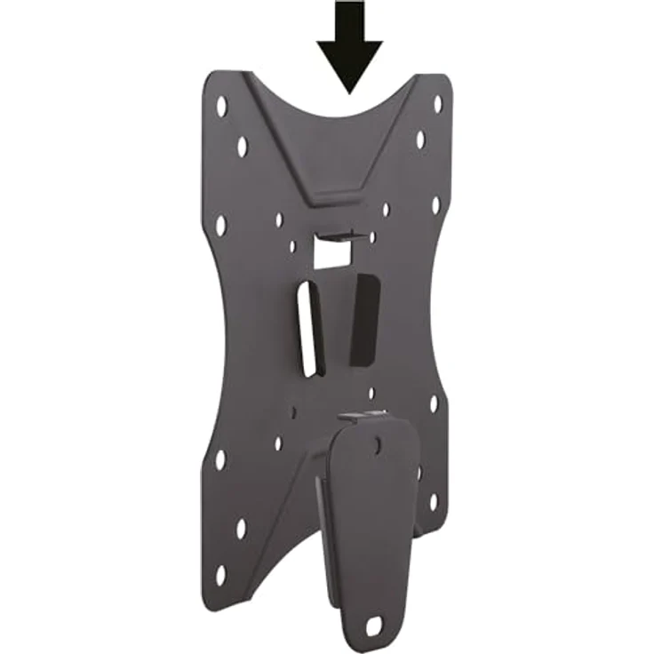 SCHWAIGER 9352 TV-Wandhalterung, neigbar für Displays 13-29 Zoll bis 25 kg, pulverbeschichtet und rostfrei, inkl. Montagezubehör – Bild 3