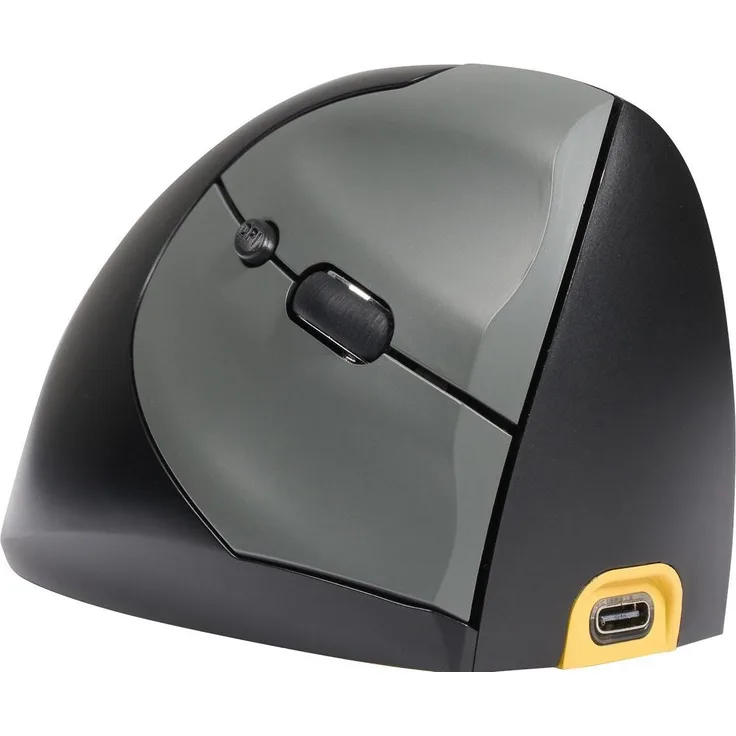 Bakker Elkhuizen HandShake 3-Mode Vertical Mouse, ergonomische Maus mit Bluetooth- und kabelgebundener Verbindung, rechts