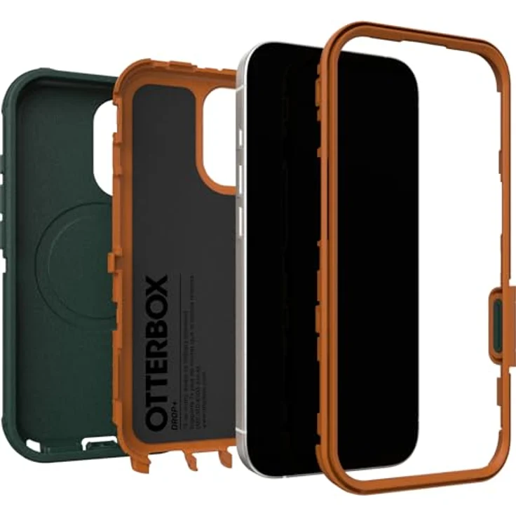 OtterBox Defender Series Pro MagSafe Hülle für iPhone 17, stoßfest, sturzsicher, extrem robust, 7-mal getestet nach Militärstandard, Grün – Bild 4