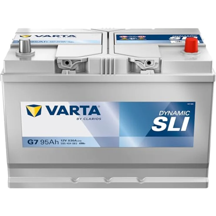 VARTA G7 Blue Dynamic, 12V Autobatterie mit 95Ah und 830A Kälteprüfstrom, wartungsfrei – Bild 1