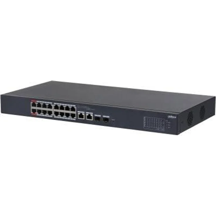 Dahua Switch Cloud DH-CS4218-16ET-190, 16-Port POE Switch mit 190W Leistung und 3 Jahren Garantie gegen Fabrikfehler – Bild 4
