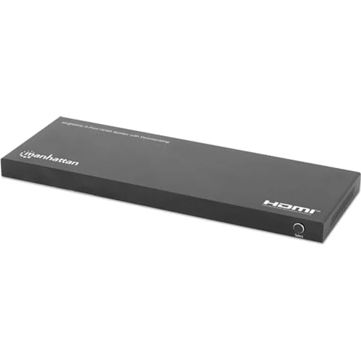 Manhattan 4K60Hz 8-Port HDMI-Splitter mit Downscaling, UHD Unterstützung und Plug-and-Play Installation