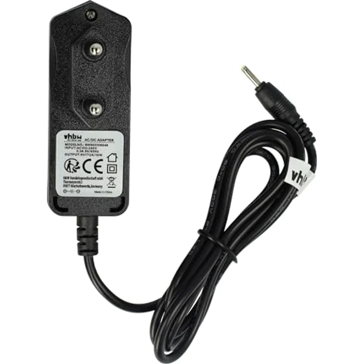 vhbw Netzteil kompatibel mit Medion Lifetab E10312, AC/DC Adapter mit 123 cm Kabellänge, schwarz – Bild 2