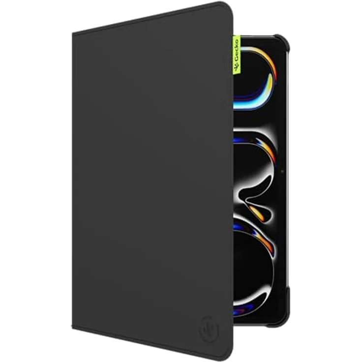 Gecko Covers Tablet Hülle / Cover aus Kaktusschale für iPad Pro 11 (2025/2024) M5 / M4 - Schlaf/Wach Funktion, Schwarz – Bild 1