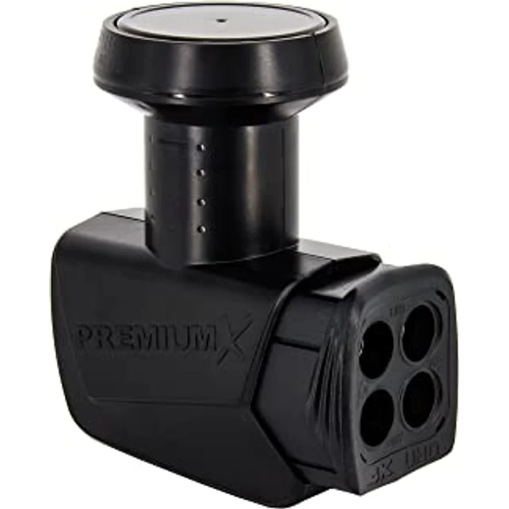 Premium X Quattro LNB SAT Mehr-Teilnehmer für Multischalterbetrieb Satellit TV Signalumsetzer DVB-S2 HD 4K inkl. 8X F-Stecker mit Dichtring – Bild 4