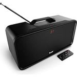 Teufel BOOMSTER (3. Gen.) Robuster Bluetooth Lautsprecher mit 2.1-Stereo-System Soundsystem DAB+ und FM-RDS-Radiotuner Schutz vor Strahlwasser nach IPX5-Norm Schwarz