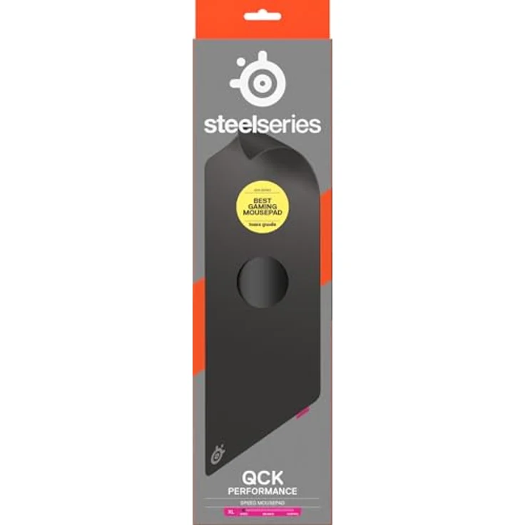 SteelSeries QcK Performance Speed XL Mauspad - Schwarz, Ultra-glatte Oberfläche, Rutschfeste Basis, 900 x 400 mm – Bild 12