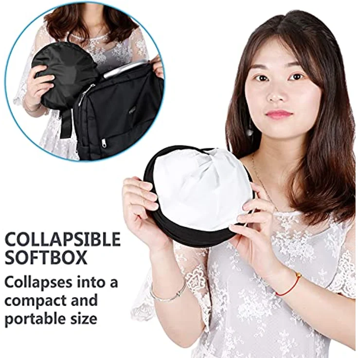 Neewer zusammenklappbare Softbox Diffusor für 660 LED Panel - Außen 16x6,9 Zoll, Innen 5,6x6,8 Zoll, mit Gurt Befestigung und Tragetasche für Fotostudio Portrait Video Aufnahmen - Preisvergleich – Bild 5