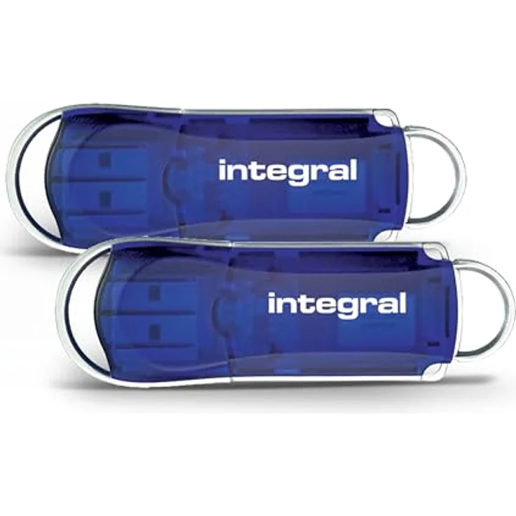 Integral USB-Stick, 128 GB, USB 2.0, Blau – Bild 2