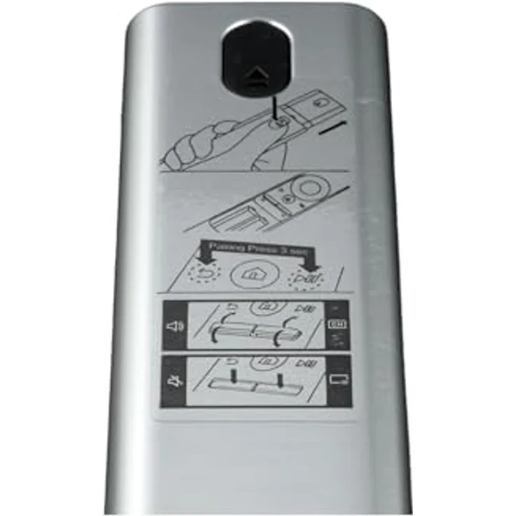 azurano Fernbedienung Universal 1300 V1, Aluminium Gehäuse mit Sprachfunktion, kompatibel mit Samsung BN59-01265A, BN59-01270A, BN59-01272A, BN59-01274A, BN59-01291A, BN59-01300 G H J F für QLED UHD 4K 3D TV – Bild 10