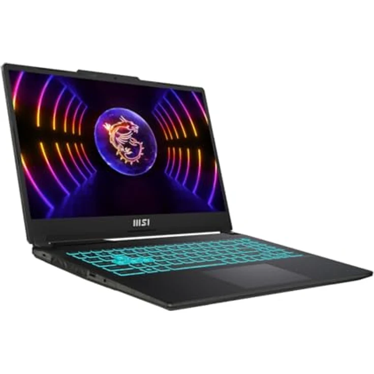 MSI Cyborg 15 A12VF-040 - Intel Core i5 12450H / 2 GHz - GeForce RTX 4060-16 GB RAM - 512 GB SSD NVMe - 39.6 cm (15.6") 1920 x 1080 (Full HD) @ 144 Hz - Wi-Fi 6 - durchsichtig schwarz – Bild 3