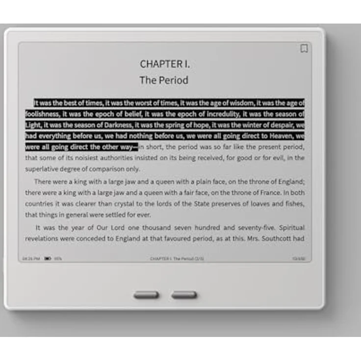 ONYX BOOX Go 7, 7'' E-Book-Reader mit Schwarz-Weiß-Display, 64 GB Speicher, Wasserabweisend, leicht und ergonomisch – Bild 2