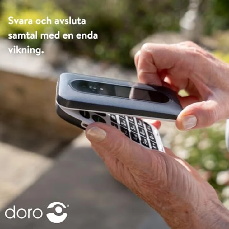 Doro Leva L31 Klapphandy, Single SIM, 7,11 cm (2.8") Display, 2 MP Kamera, 1150 mAh Akku, Rot & Weiß – Bild 6