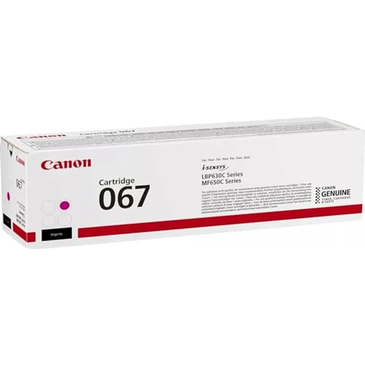 Canon 067 M, Original Magenta Toner mit einer Reichweite von ca. 1.250 Seiten – Bild 2