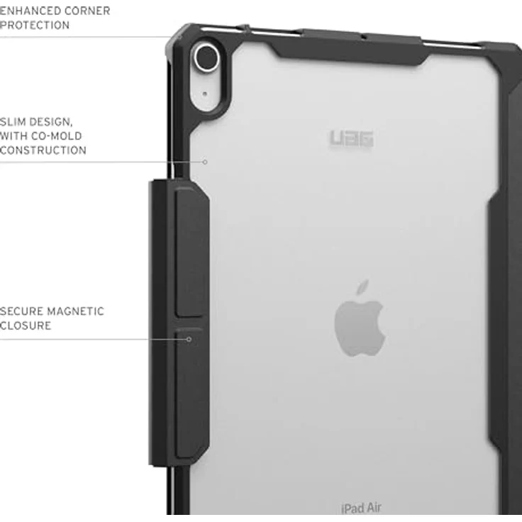 URBAN ARMOR GEAR Essential Armor Folio Apple iPad Air 11 Hülle (M2 / 2024) Case (Wake / Sleep Funktion, Apple Pencil Stift-Halter, Standfunktion) schwarz – Bild 5