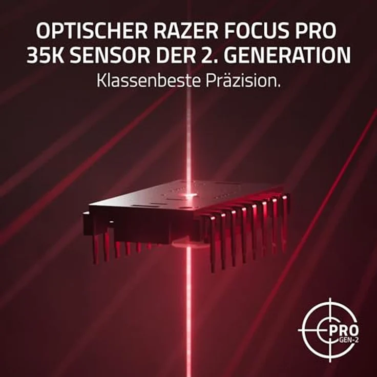 Razer Viper V3 Pro Faker Edition Wireless Gaming Maus - rot, ultraleicht, 8.000 Hz Abtastrate – Bild 4