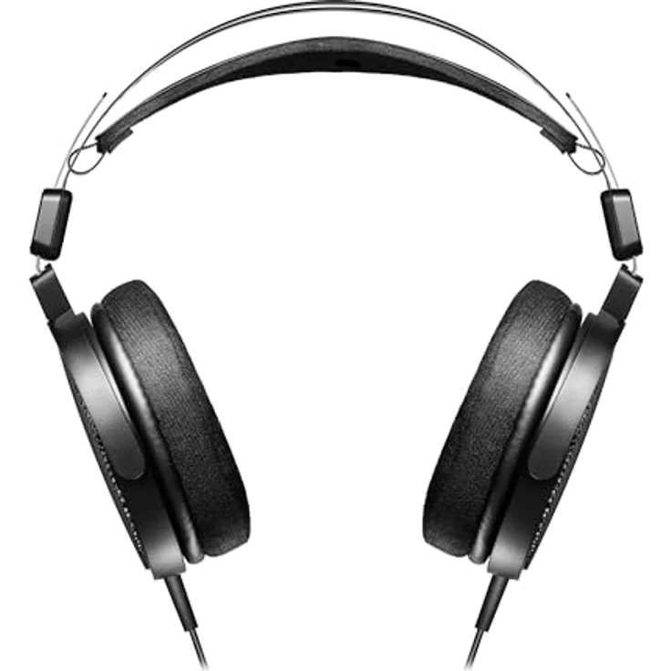 Audio-Technica ATH-R30x, ohrumschließender Referenzkopfhörer mit 40 mm Treiber, Frequenzbereich 15-25.000 Hz, schwarz – Bild 3