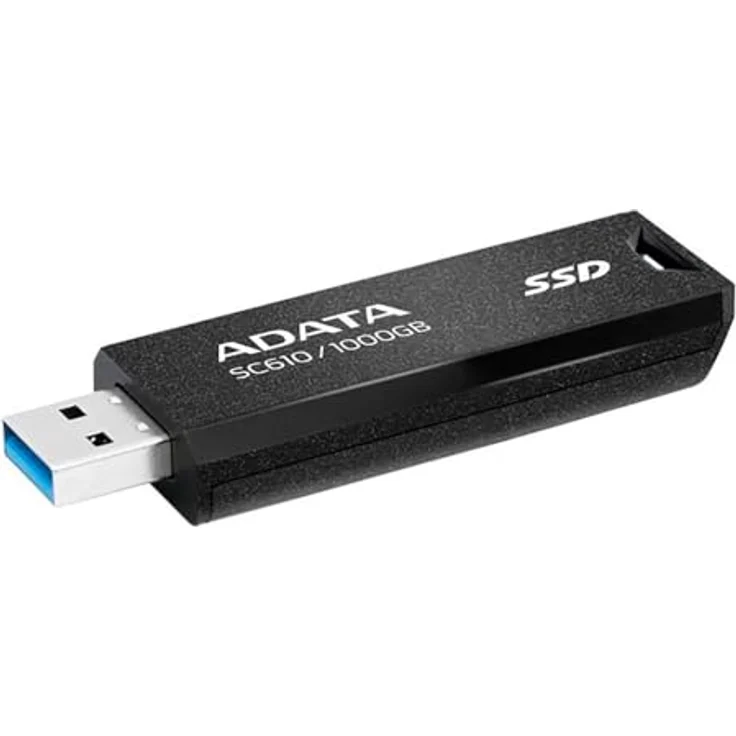 Adata Dysk SSD zewnętrzny SC610 1000 GB USB3.2A Gen2 czarny (1000 GB), Externe SSD, Schwarz – Bild 1