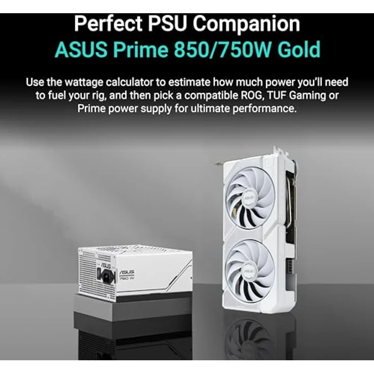 ASUS DUAL-RTX5060TI-O16G-WHITE, 16GB GDDR7 Grafikkarte mit dualen Axial-Tech-Lüftern und kompaktem 2,5-Slot-Design, weiße Edition – Bild 6