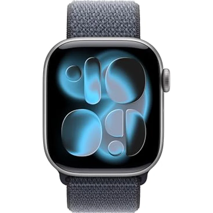 Apple Sport Loop Band, 42 mm, maritimblau, atmungsaktiv und leicht, One Size (passt den meisten Handgelenken) – Bild 3