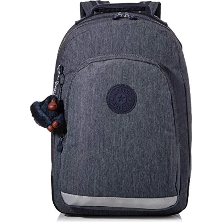 Kipling CLASS ROOM, Großer Rucksack mit Sicherem Laptopfach 15", 43 cm, 28 L, 0.89 kg, Marine Navy