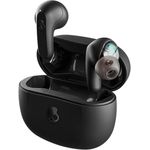 Skullcandy Rail Kabelloser In-Ear-Kopfhörer mit Skull-iQ App, Mikrofon, 42 Stunden Akkulaufzeit und Bluetooth für iPhone, Android und mehr – Schwarz