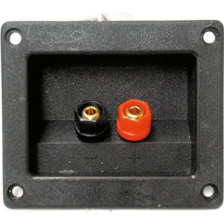 VELLEMAN - LSC3G Lautsprecher-Terminal, rechteckig, goldfarben 144199