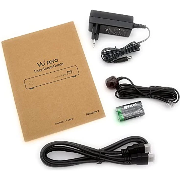 VU+ Zero HW Version 2, DVB-S2 Full-HD Sat Tuner E2 Linux Receiver mit Aufnahmefunktion, YouTube, Media Player, inklusive HDMI-Kabel & 300 Mbits WiFi Stick, weiß – Bild 5