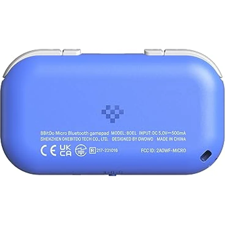 8Bitdo Micro Bluetooth Gamepad Pocket-sized Mini Controller for Switch, Android, and Raspberry Pi, Support Keyboard Mode (Blue) – Bild 4