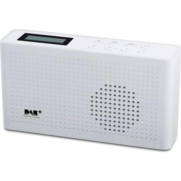 Reflexion TRA26DAB/W Tragbares UKW Radio mit DAB/DAB+ (16 Watt) Displayanzeige, Intregierter Akku, 20 Senderspeicherplätze, weiß – Bild 2