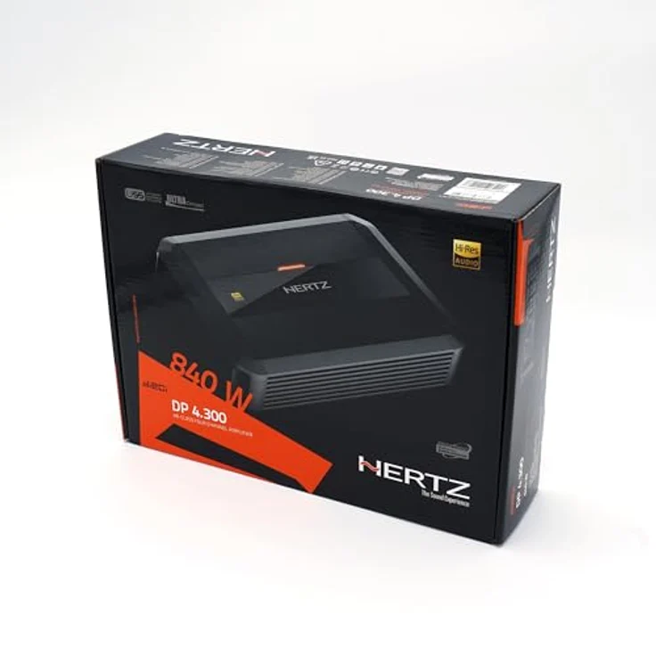 Hertz DIECI DP 4.300, 4-Kanal Verstärker mit Class-AB-Technologie und 60 W pro Kanal – Bild 9