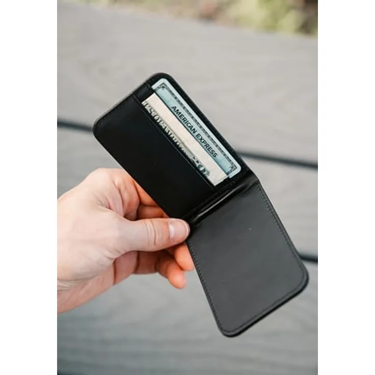 UAG Metropolis Wallet PU, Smartphone Hülle aus veganem Leder mit Standfunktion, Schwarz für Apple iPhone 12-Serie – Bild 2