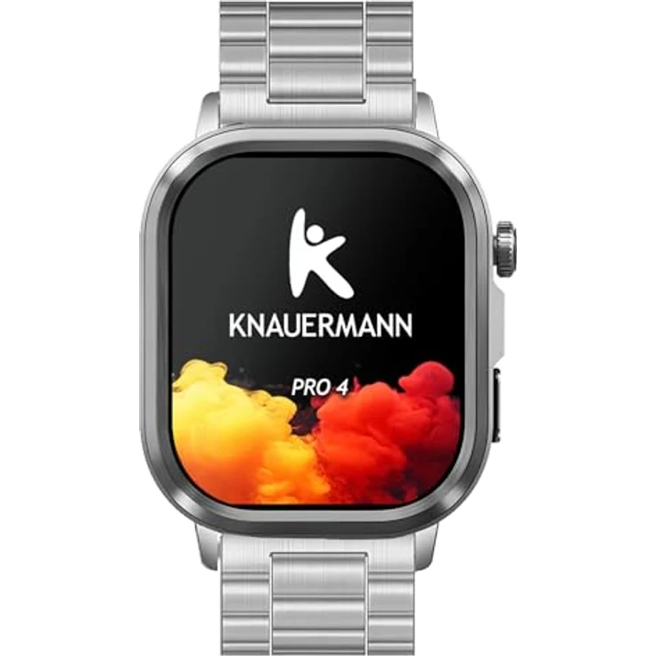 Knauermann PRO 4 (2026), Smartwatch mit 1,56 Zoll AMOLED-Display, 75 Sportmodi, 30 Tage Akkulaufzeit und Gesundheitsüberwachung – Bild 2