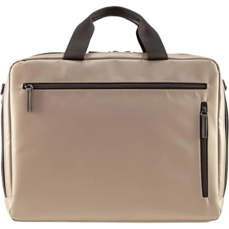 Jost Tolja Aktentasche 38 cm, mit Laptopfach, grau, 100% Polyurethan – Bild 4