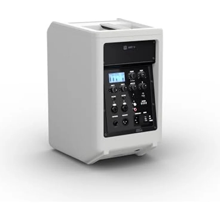 LD Systems ANNY 8 Tragbarer Bluetooth PA-Lautsprecher mit Akku und Mixer, Pure White, 8“ Aktiver 2-Wege-Lautsprecher, Lange Akkulaufzeit, Bluetooth 5.0 – Bild 3