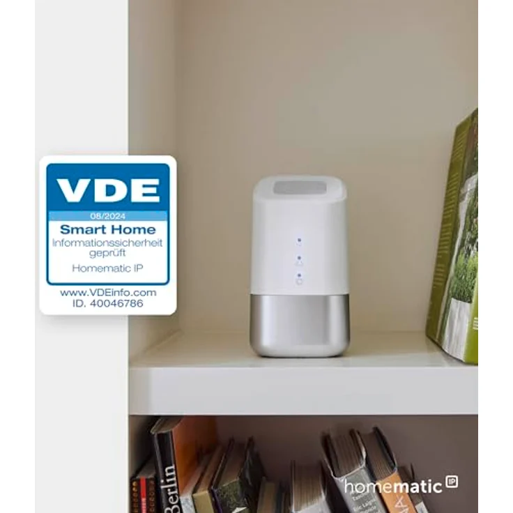 Homematic IP Home Control Unit, Smart Home Zentrale, Digitale Steuerung per kostenloser App, Alexa sowie Google Assistant, hoher Datenschutz – Bild 5