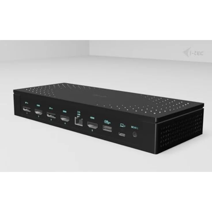 iTEC Universal 5x 4K Display DS 5x 4K Dockingstation, 2x DP 3x HDMI 1x 2,5GLAN 2x USB-C Gen.2 3x USB 3.2 Gen.2 1x Audio/Mic Jack PD 100W KL (CA5MONITORDOCKPD) – Bild 4